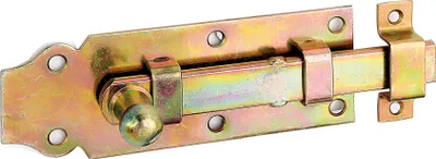 Produktbild von Türriegel L.120mm B.44mm STA galv. gelb verz. ger. GAH