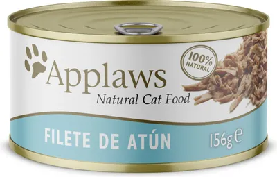 Productafbeelding van APPLAWS Kattenvoer, tonijnfilet, 24 stuks à 156 gram
