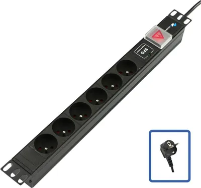 Obrázek produktu pro LOGON TUPS047, 6 AC zásuvky / AC zásuvek, 1,5 m, Výkon