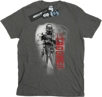 Produktbild von Star Wars - "Rogue One Death Trooper Guards" T-Shirt für Herren BI45620 (S) (Holzkohle)