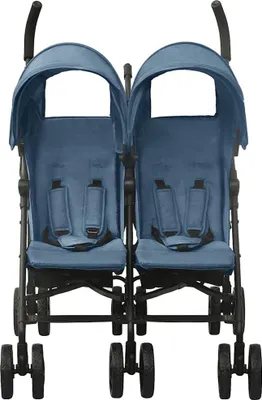 Produktbild von vidaXL Geschwisterwagen Marineblau Stahl