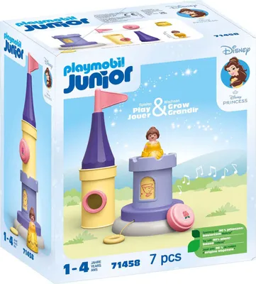 Produktbild von PLAYMOBIL 71458 1.2.3 & Disney: Belles Spielturm mit Melodie
