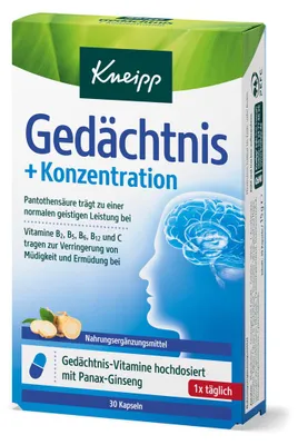 Zdjęcie produktu dla Pamięć i koncentracja Kneippa