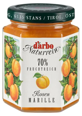 Zdjęcie produktu dla Darbo Rose Apricot Fruit Spread Naturalnie Owocowy 200g