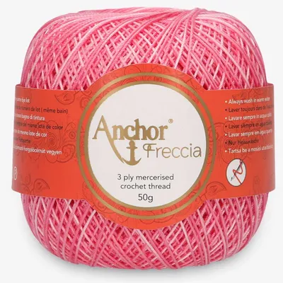 Immagine prodotto di Anchor Freccia Multicolour 12 | Filato sottile all'uncinetto 100% cotone per pizzi (colore 01201)