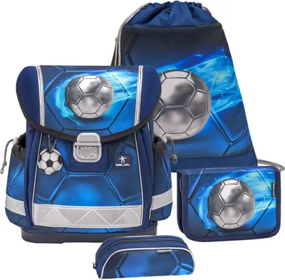 Produktbild von Belmil Schulranzen Set Jungen Fußball "Football 4" 1.Klasse Einschulung Grundschule CLASSY 2025