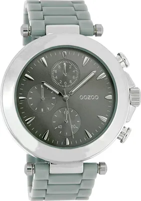 Zdjęcie produktu dla Oozoo Wristwatch szary plastikowy analogowy zegarek kwarcowy Vintage Series UOC3861A