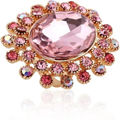 Produktbild von Großer CZ-Statement-Ring für Frauen und Mädchen, antiker Mosaik-Kristall, erweiterbar, verstellbar, offener Wickel, Verlobung, Hochzeit, Cocktailparty, Ringe, bequeme Passform, Art-Deco-Schmuck, Weihnachten, Geburtstag