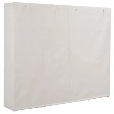 Produktbild von "WINTER SALE" Kleiderschrank Weiß 200 x 40 x 170 cm Stoff - Kleiderschränke NEU9839218