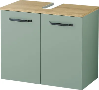 Produktbild von pelipal Waschtischunterschrank Quickset 500 BxHxT 61,8 x 51,4 x 32,1 cm Frontfarbe salbei