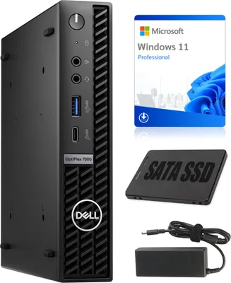 Zdjęcie produktu dla Komputer PC Dell OptiPlex 7000 Micro | Intel i5-12500T | 8 GB DDR4 | 256 GB SSD | Win11  | Klasa A