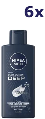 Produktbild von 6x Nivea Lotion 400 ml Men Deep