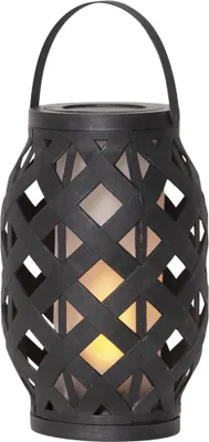 Produktbild von Star Trading 12.062-18, Flammenlampe, Schwarz, Kunststoff, Ambiente, Garten hinter dem Haus, Balkon, Schlafzimmer, IP20
