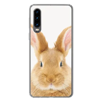 Produktbild von MuchoWow® Handyhülle Schutzhülle Hülle für Huawei P30 Kinder - Kaninchen - Kind - Mädchen - Jungen Silikon Softcase Handy Hülle - Kartenbesitzer