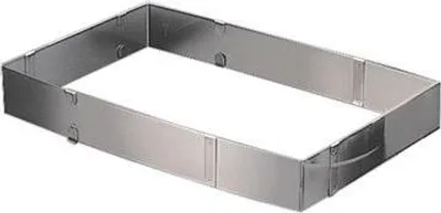 Produktbild von APS 42 Backform, Edelstahl, stufenlos verstellbar, 19 x 28 - 34 x 54 cm, Höhe 5 cm,  Germany