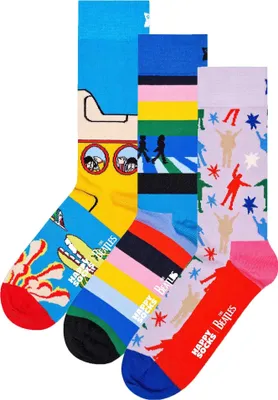 Produktbild von Happy Socks Beatles 3-Pack Socks Gift Set Turquoise L