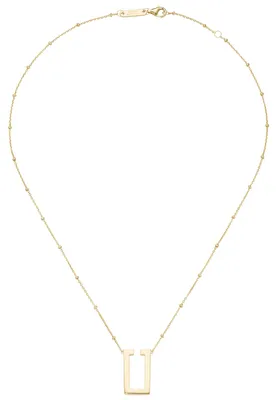 Produktbild von Collier Giorgio Martello Milano Mittelteil U-förmig, glänzend, Silber 925 Gold 45 cm