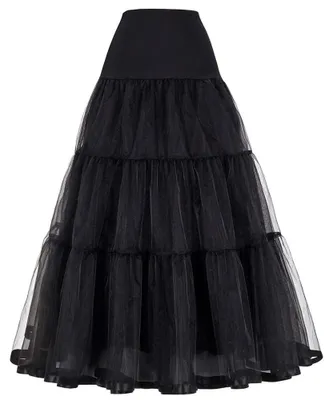Produktbild von SSDH Petticoat Lang Rüschen Crinoline Vintage Hochzeit Brautrock für Brautkleide