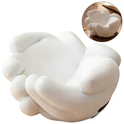 Produktbild von Cartoon Hand Candy Bowl & Aufbewahrungsbox – Resin Organizer für Süßigkeiten, Schlüssel, Kosmetik und Deko 19×17,5×10 cm