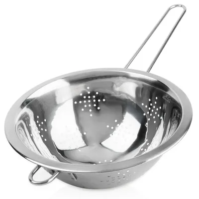 Produktbild von Vilde | Küchensieb Edelstahl 20 cm - Stielsieb mit langem Griff - Nudelsieb