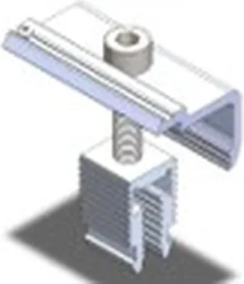 Produktbild von Aerocompact CLE20, Endklemme Click, 28-42mm, Stange mit 60mm, 1 Stk.