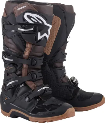 Zdjęcie produktu dla boty TECH 7 ENDURO, ALPINESTARS (černá/tmavá hnědá, vel. 48)