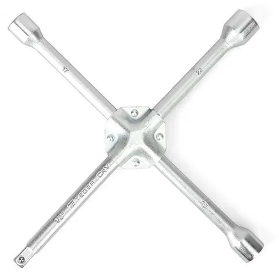Produktbild von Kreuzschlüssel, 1/2" (17/19/22 mm), Teger