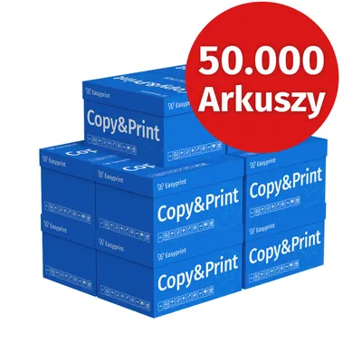 Zdjęcie produktu dla Easyprint Papier do drukarek Papier do kopiowania 50000 arkuszy 100 x 500 A4 Biały papier Premium z certyfikatem CIE 160 PEFC