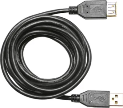 Produktbild von Eltako USB-Kabel USB-A Buchse, USB-A Stecker 2 m Schwarz 30000020 (30000020)