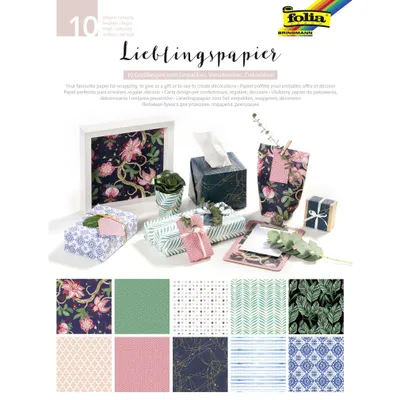 Produktbild von Folia Geschenkpapier x mehrfarbig