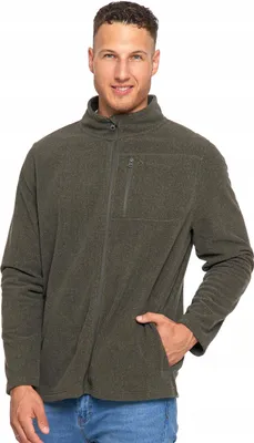 Produktbild von Sweatshirt Herren Klassisch Fleece Ungeknöpft Reißverschlusstaschen Warm MORAJ M