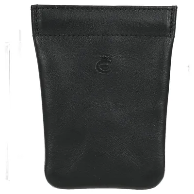 Produktbild von Esquire Leder Schlüsselmäppchen Logo Quick Key Case Black schwarz
