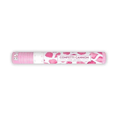 Obrázok produktu pre Konfety v tube – lupene ruží, ružové 40cm Party Deco