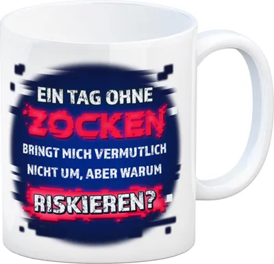 Produktbild von Ein Tag ohne zocken… Kaffeebecher