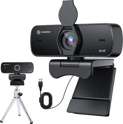 Image de Redline Webcam 4K RDL6200 avec microphone intégré Noir Haute Résolution