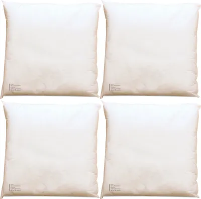 Produktbild von 4er Set Kissenfüllungen 40x40 cm weiche Innenkissen für Zierkissen