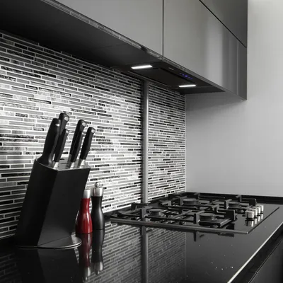 Zdjęcie produktu dla KlarsteinHektor, okap kuchenny, okap, 52 cm, 530 m³/h, LED, panel dotykowy, timer, szkło