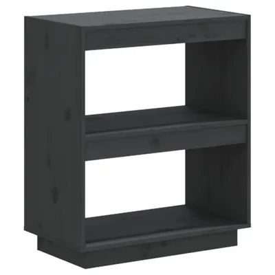 Obrázek produktu pro vidaXL Knihovna Grey 60x35x71 cm Masivní borovicové dřevo