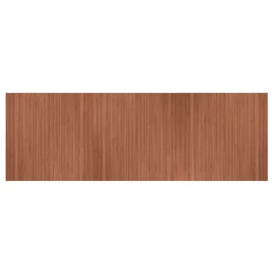 Produktbild von vidaXL Teppich Rechteckig Braun 100x300 cm Bambus