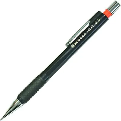 Produktbild von Ecobra Druckbleistift 0,9 mm mit Farbring orange, gum. Griffzone