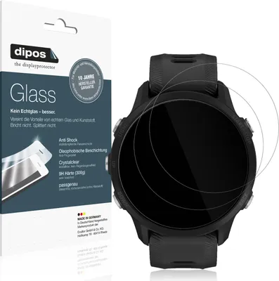 Obrázek produktu pro 2x ochranná fólie pro Garmin Forerunner 955 - Anti-Shock 9H Film dipos Glass Plastic Glass