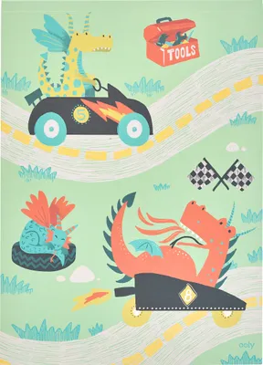 Produktbild von Ooly Doodle Pad Duo Skizzenbuch Drachenrennbahn