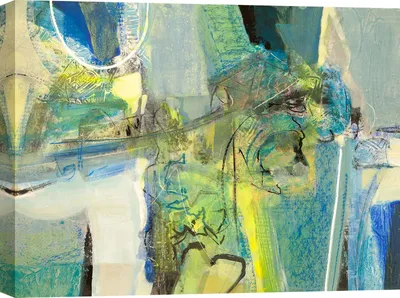 Produktbild von Kunstdruck auf Leinwand, moderner Abstrakt - Maurizio Piovan, Liberi - 60x40 cm