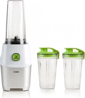 Produktbild von Domo DO700BL, Tischplatten-Mixer, 0,71 l, Pulsfunktion, Eis-Crusher, 1000 W, Metallisch, Weiß