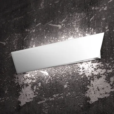 Produktbild von Moderne Wandleuchte Twist Metall Weißes Glas 6 Lichter E27