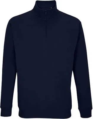 Produktbild von SOLs 04234 | Uni 1/4 Zip Sweatshirt Conrad Uni Pullover - Farbe: French Navy - Größe: L