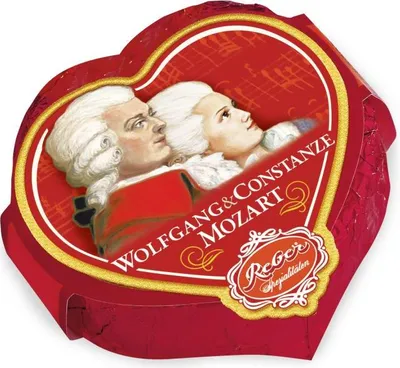 Produktbild von Reber Wolfgang & Constanze Mozart Herz'l 31g