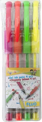 Obrázok produktu pre Gélové pero Fluo 0,8 mm, 4 ks – Gimboo