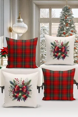 Obrázok produktu pre Evila Originals, kvalitná súprava na vankúše (4 kusy), 43x43 cm, 100% polyester, možnosť prania