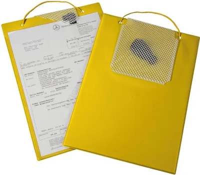 Image de EICHNER Pochette de"Plus" DIN A4, avec clés jaune